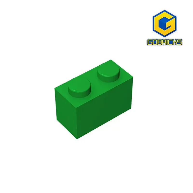 Gobricks GDS-532 Ladrillo 1 x 2 sin Tubo Inferior compatible con lego 3004 3065 35743 piezas de bricolaje infantil