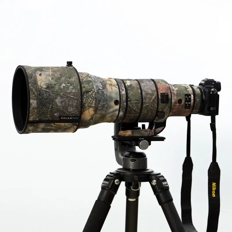 ROLANPRO-abrigo de camuflaje con lente impermeable para Nikon Z 400mm F2.8 TC VR S, funda protectora para lluvia, NIKKOR Z400 400 2,8 F/2,8
