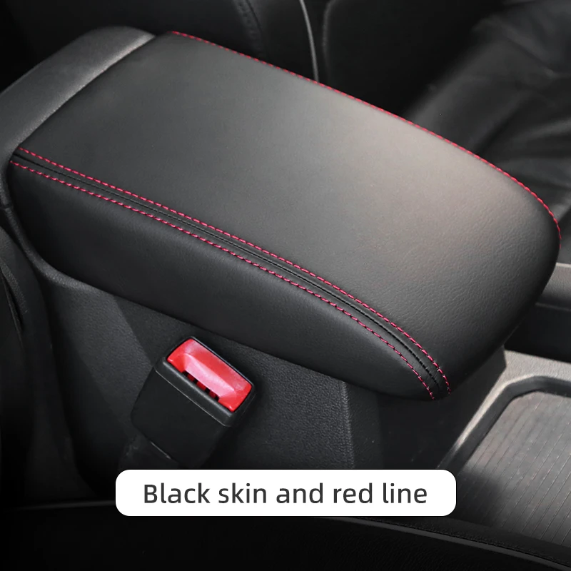 Para Volkswagen VW Tiguan 2023 accesorios 2017 2018 2019 2020 2021 2022 MK2 cubierta protectora de cuero para caja de reposabrazos Central