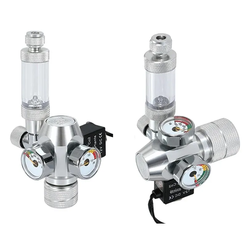 Nuevo Regulador de CO2 para Acuario DIY, Válvula Electromagnética, Contador de Burbujas, Sistema de Control de CO2, Válvula Reductora de Presión de CO2 para Peceras