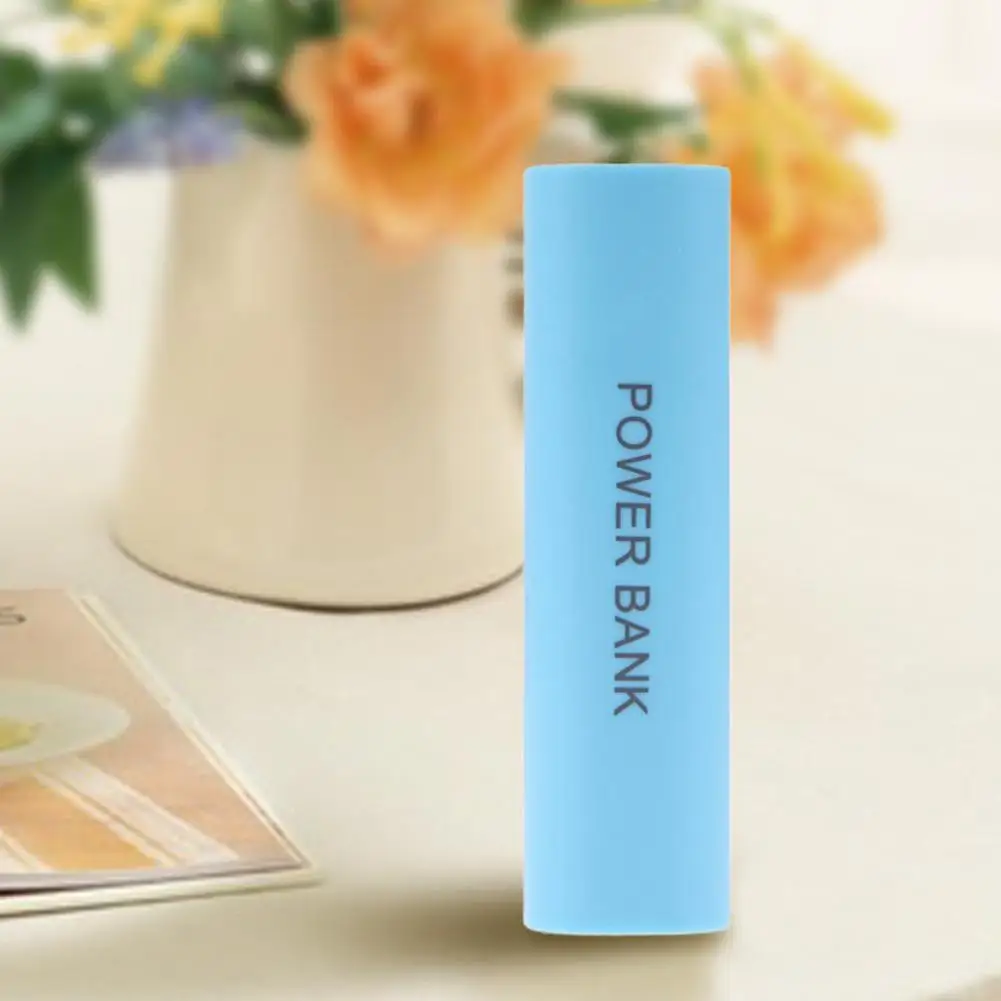 Carcasa portátil para banco de energía 18650, 1 sección, funda para banco de energía de batería 18650, Mini caja de carga ligera para teléfono móvil MP3 MP4