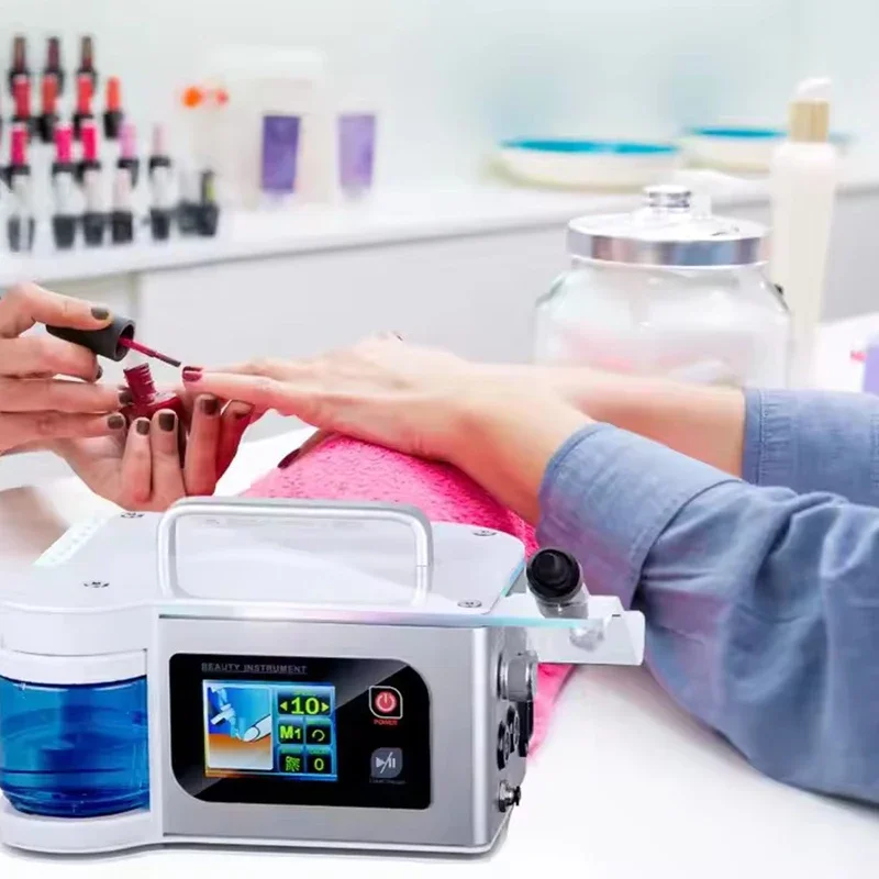 Máquina de Pedicura de Alta Velocidad 2026 con Pulverizador de Agua, Pulidora de Uñas para Spa de Pies, 40000 RPM, Máquina de Manicura y Pulido de Uñas