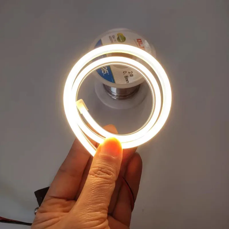 Mini tira de silicona Led estrecha, cinta de neón Flexible impermeable, decoración de gabinete, cinta de luz, difusor de canal de Gel de sílice de 4/6/8Mm