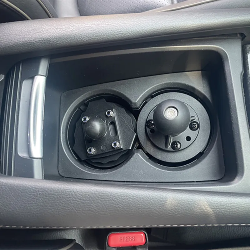 Soporte Universal para portavasos con bola de 1 pulgada/1,5 pulgadas para teléfonos móviles de coche, soporte GPS Para brazo de doble toma