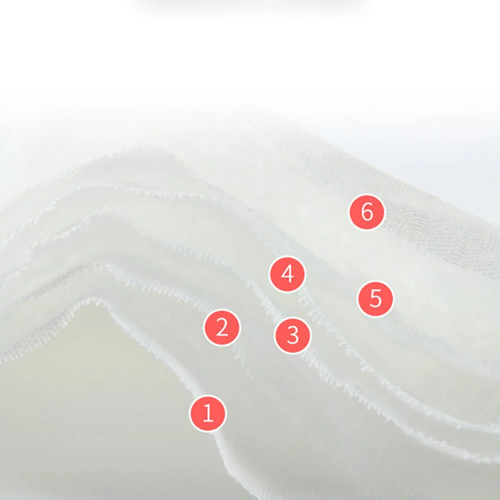 Mantas para bebé de 6 capas, 100% de gasa de algodón, envoltura infantil transpirable, mantas suaves y absorbentes para recién nacidos, Toalla de baño para bebé de dibujos animados