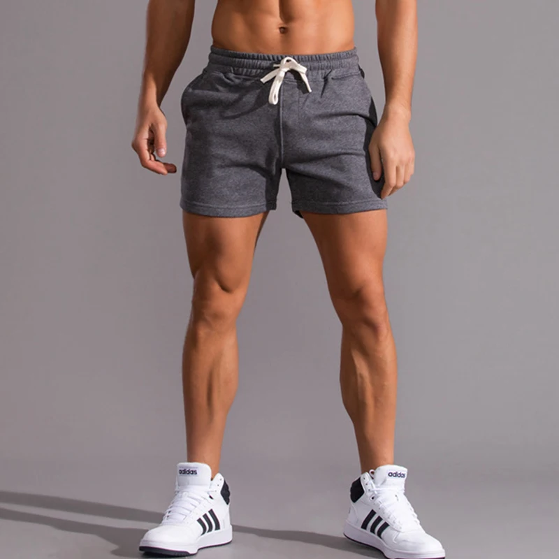Pantalones cortos deportivos de algodón para hombre, Shorts transpirables para correr, baloncesto, tenis, ropa deportiva de entrenamiento, Verano