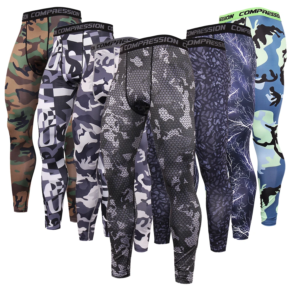 Pantalones de compresión para hombre, mallas de secado rápido para hombre, mallas deportivas para correr, ropa deportiva masculina, mallas deportivas de entrenamiento para gimnasio