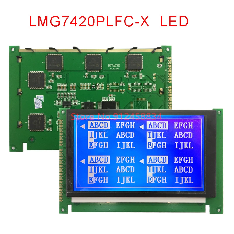 Reemplazo de pantalla del módulo LCD LMG7420PLFC-X para LMG7420 PLFC X Rev.A Rev.C Rev.D