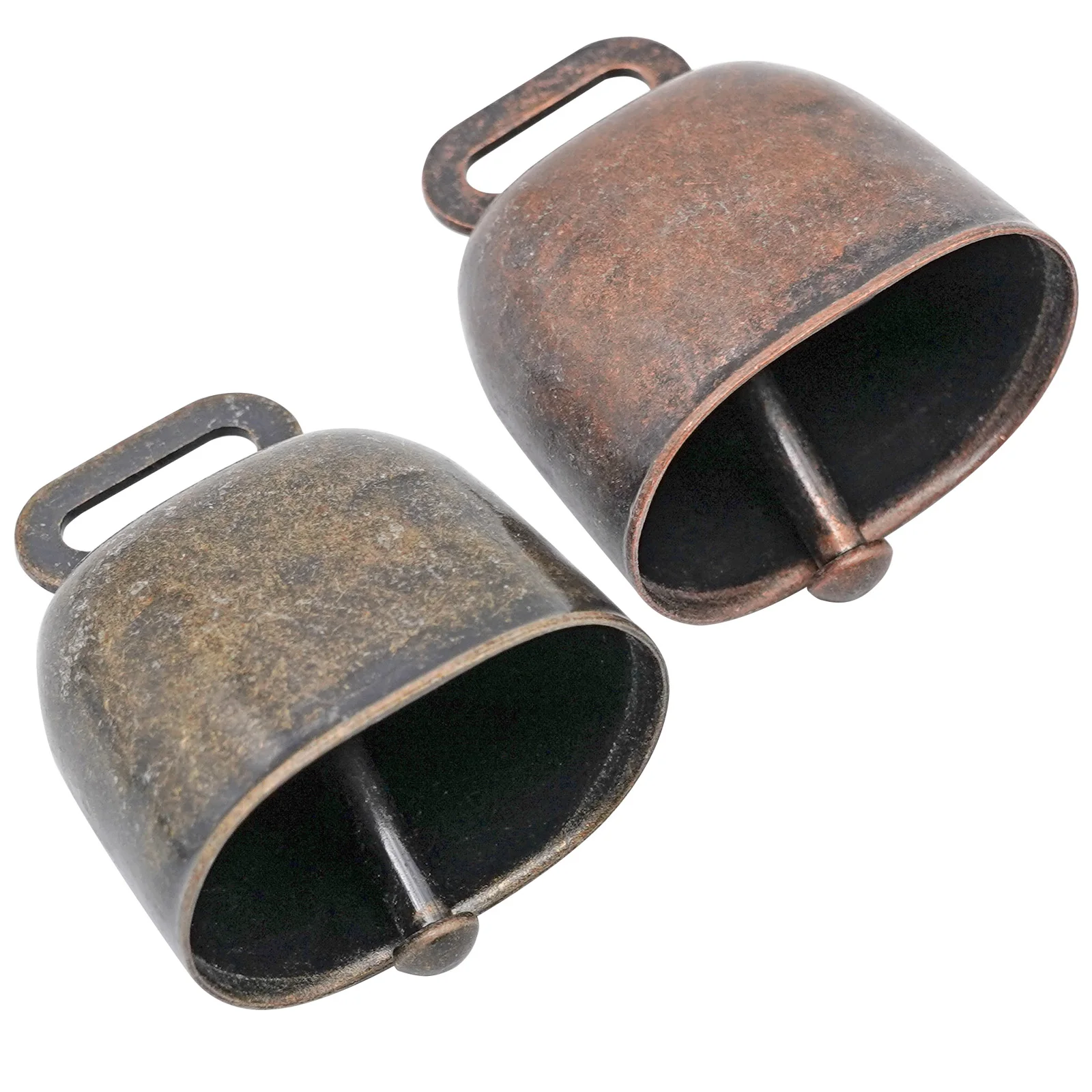 Campanas de cobre para gatos, perros, mascotas, decoración, campanas, perchas, campanas de hierro de Metal, fuerte, crujiente, más, vaca, caballo, ovejas, pastoreo