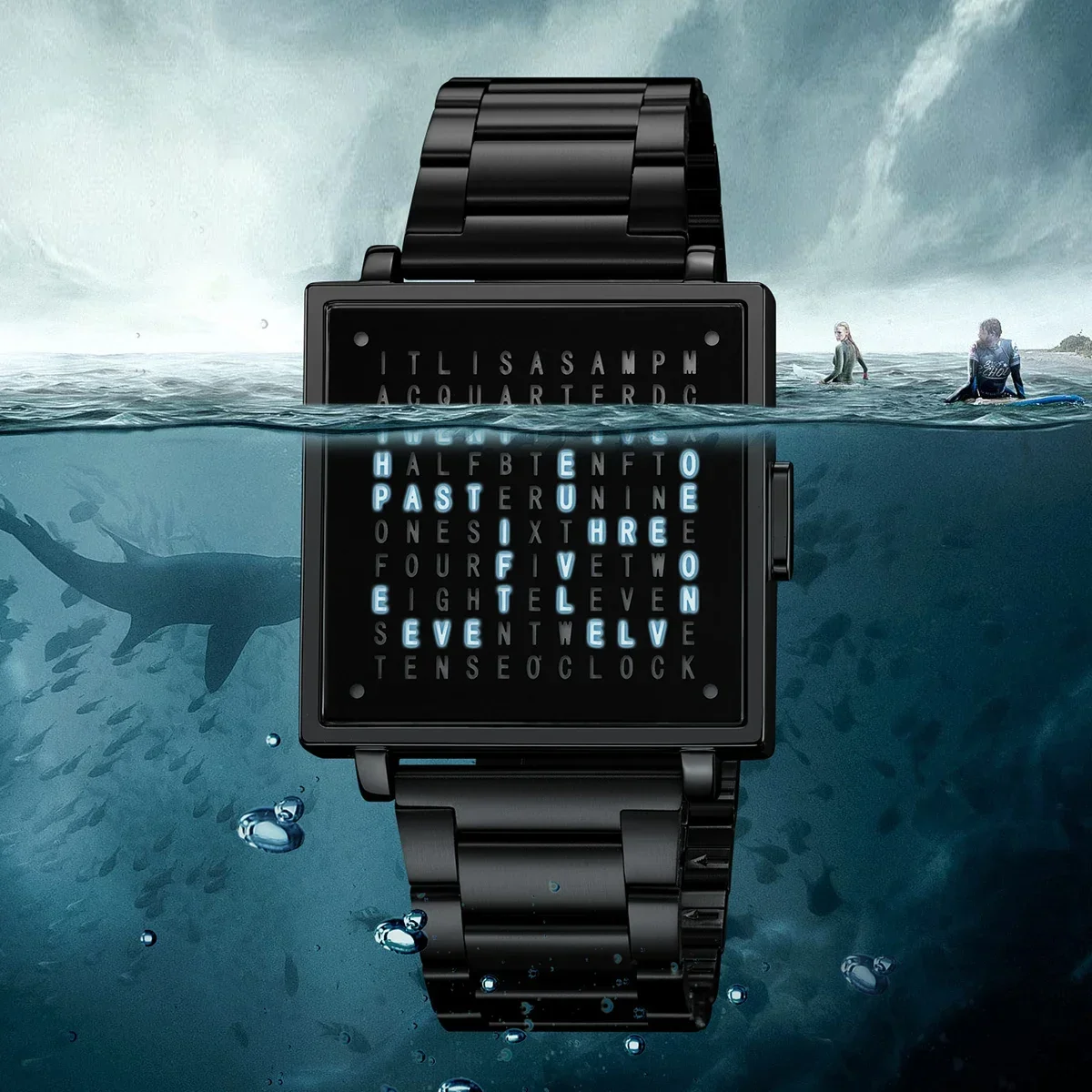 Reloj de pulsera Skmei 2312 a la moda para Hombre y mujer, Reloj resistente al agua con luz LED, relojes electrónicos deportivos digitales para exteriores, Reloj para Hombre