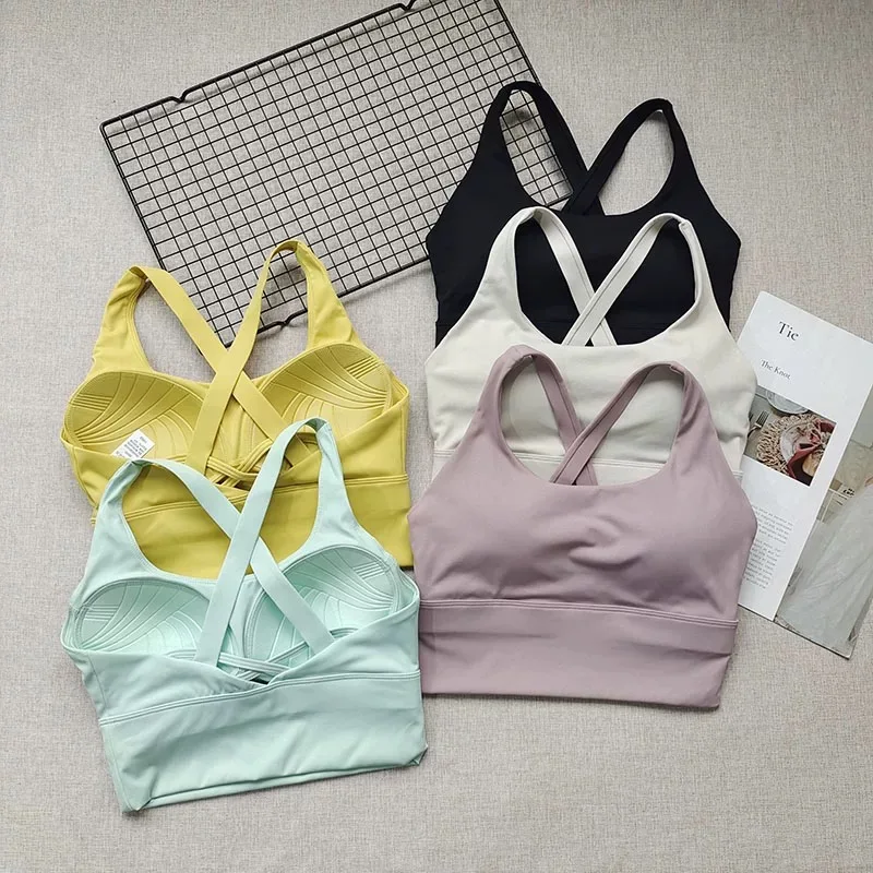 Sujetador deportivo todo en uno a prueba de golpes de alta intensidad para mujer para correr, Yoga, Fitness, Top profesional Huddle para todas las estaciones