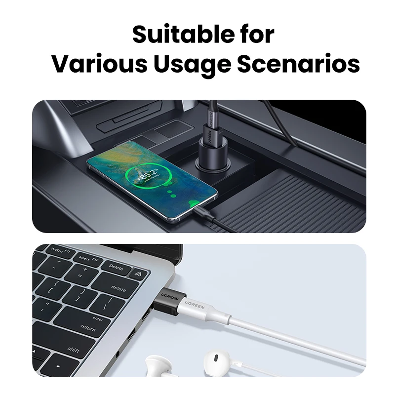 UGREEN USB 3,1 tipo C OTG adaptador USB A macho a USB C hembra convertidores de Cable para Macbook Samsung S10 Huawei USB a tipo c OTG