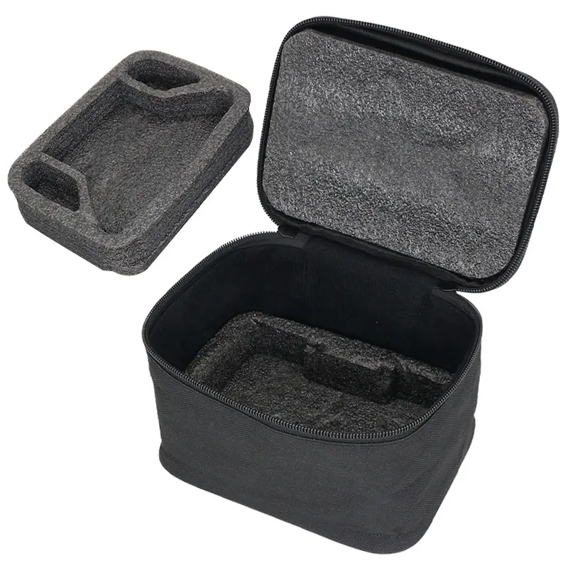 Caja para lupas Binocular, estuche de tela para lámpara de cabeza Dental, batería, bolsa anticaída con cremallera, accesorios de lupa útiles