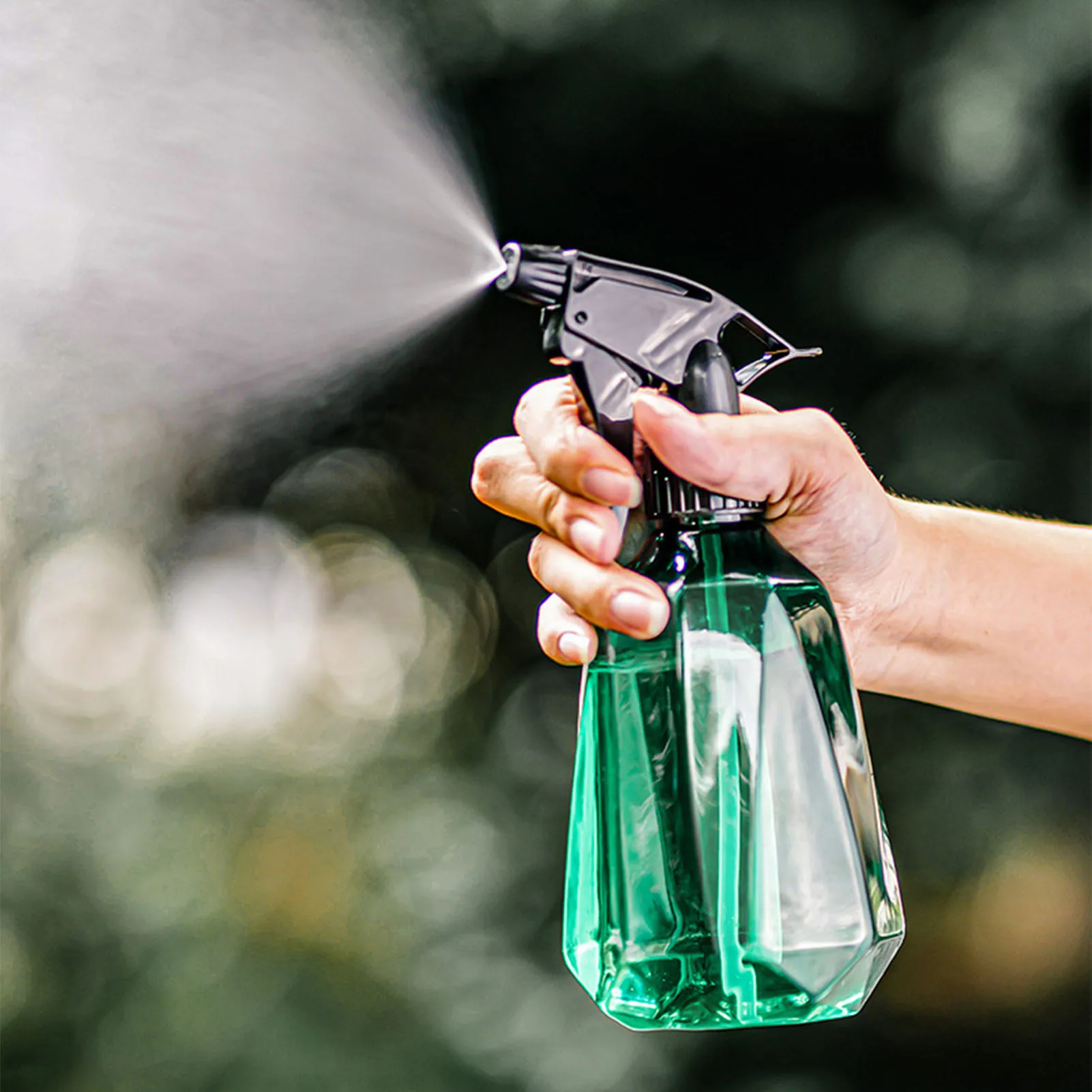 Botella pulverizadora de 500ML para plantas, regadera de riego, maceta para jardín, suministros de limpieza de interior