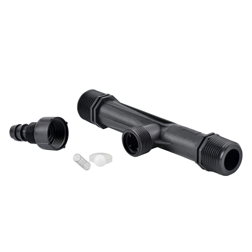 Tubo Venturi de riego 1/2 "3/4" 1 "1,5" válvula de Control de flujo Venturi de riego de rosca de 4 velocidades, Kit de filtro de agua 1 Juego