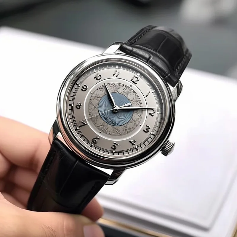 Reloj de Pulsera para Hombre, Estilo Casual, Retro, Digital, de Cuarzo, con Correa Sencilla para Negocios