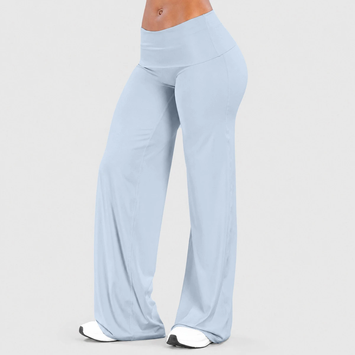 Nuevos Pantalones de Yoga de Pierna Ancha con Dobladillo para Mujer, Otoño-Invierno, Holgados, Deportivos, Largos, Casuales, para Ejercicio al Aire Libre, Gimnasio y Fitness