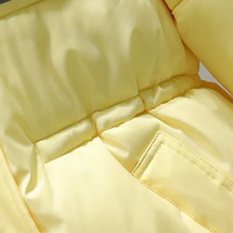 Nuevo Abrigo de Plumón para Mujer 2026, Chaqueta de Invierno, Versión de Longitud Media, Holgada, Gruesa y Cálida, con Capucha