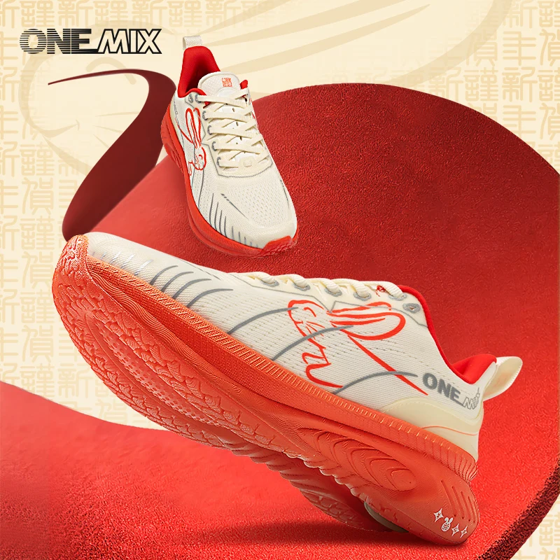 ONEMIX 2026, Nuevas Zapatillas Deportivas con Amortiguación, para Correr, Resistentes, para Hombre, Antideslizantes, Transpirables, Ligeras, para Deportes al Aire Libre
