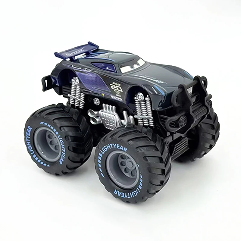 Pixar Cars 3 Vehículo Todoterreno de Aleación con Ruedas Grandes, Modelo de Coche de Lluvion McQueen I-Screamer Wrestler, Juguetes para Niños, Regalos de Navidad