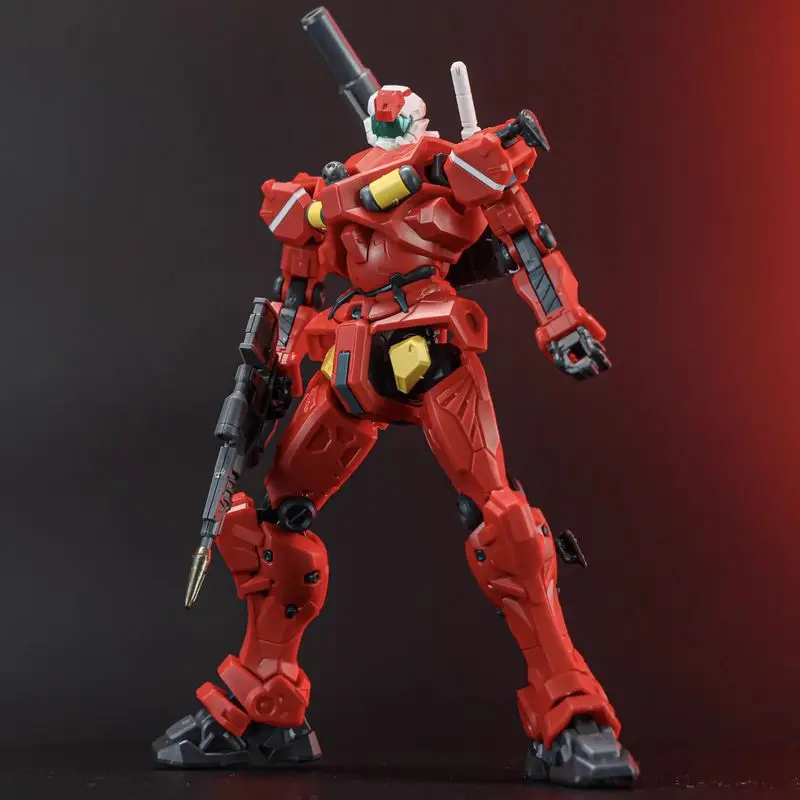 Nuevo HG 1/144 GQ Gquuuuuux Light Cannon Verde Rojo KO Kit de Modelo de Ensamblaje Figura de Mecha Juguetes de Colección Figura Coleccionable
