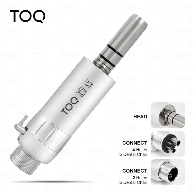 Nuevo Micromotor Dental de Baja Velocidad con Conector de 2/4 Orificios Compatible con Contraángulo Tipo E y Pieza de Mano Recta