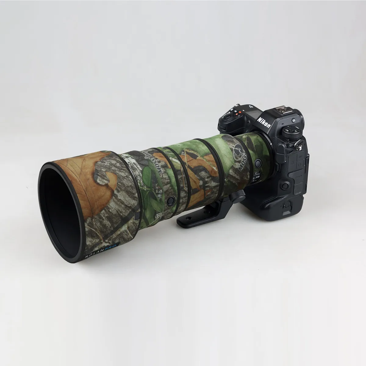 ROLANPRO-abrigo de camuflaje con lente impermeable para Nikon Z 400mm F4.5 VR S, funda protectora para lluvia, funda para pistolas Z400 400 F/4,5