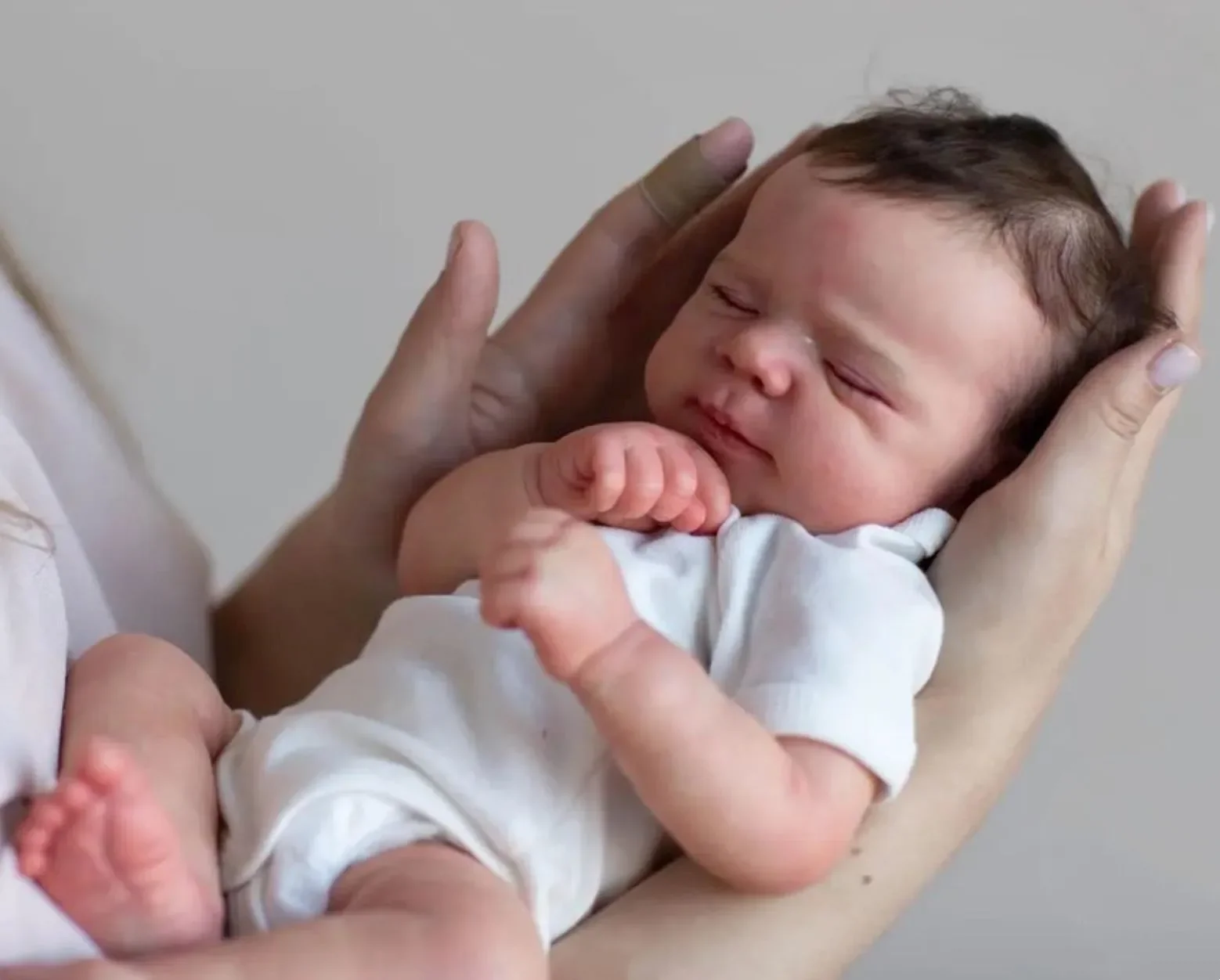 BZDOLL Muñeca Reborn realista de silicona suave de 48 cm con piel de pintura 3D, regalo de cumpleaños lindo para bebé recién nacido vivo de 19 pulgadas