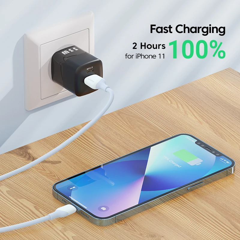 KUULAA Cable USB MFi para iPhone 14 13 12 11 Pro Max X XS XR 8 7 6 Plus cargador iPhone Cable USB de carga rápida para Cable Lightning