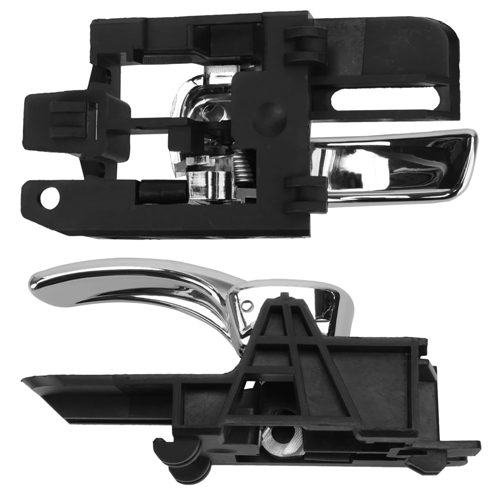Manijas de puerta Interior de coche, manija de 2 piezas para Nissan Qashqai J10, 2007, 2008, 2009, 2010, 2011, 2012, 2013, 80670JD00E, 80671JD00E