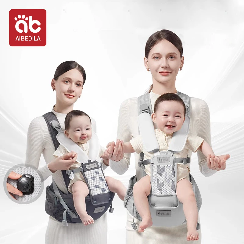 Portabebés AIBEDILA, canguro ergonómico para niños, mochila frontal trasera, bolso envolvente para recién nacidos de 0 a 6 meses