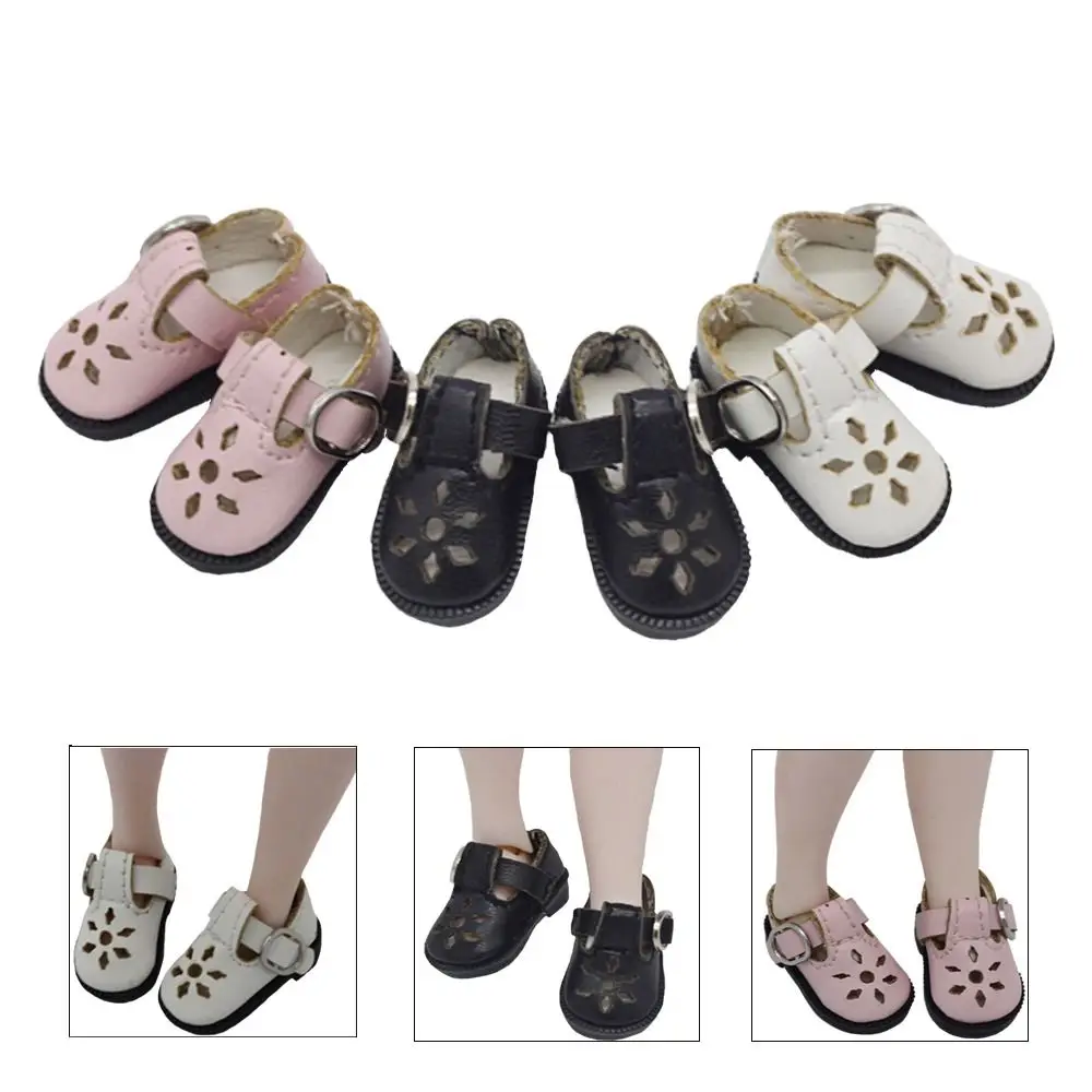 Zapatos de muñeca de 3,2 cm para muñeca de juguete Blythes, Mini zapatos de muñecas de cuero 1/8 para Blyth Azone BJD, accesorios de zapatos casuales