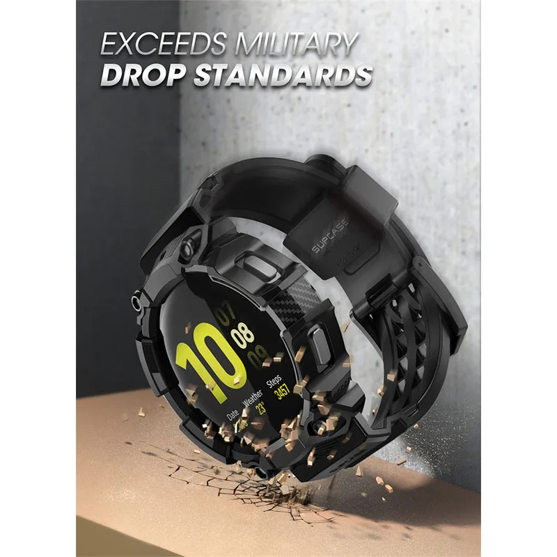 Funda Protectora Resistente SUPCASE UB Pro con Correa para Galaxy Watch 6/5/4 [44mm]