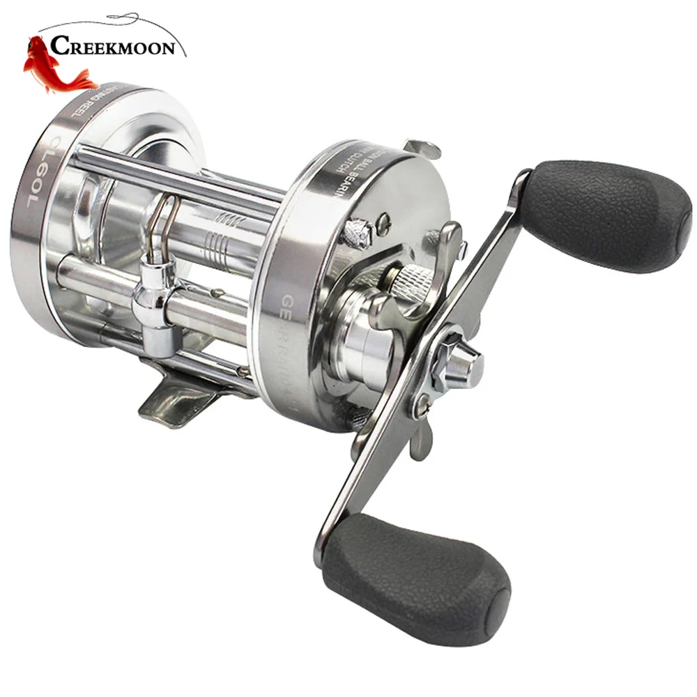 40 # -60 #   Carrete de pesca fuerte reforzado, totalmente metálico, para agua salada, barco de mar, pesca, Baitcasting, rueda de tambor para bagre, lubina almiñosa, Surf