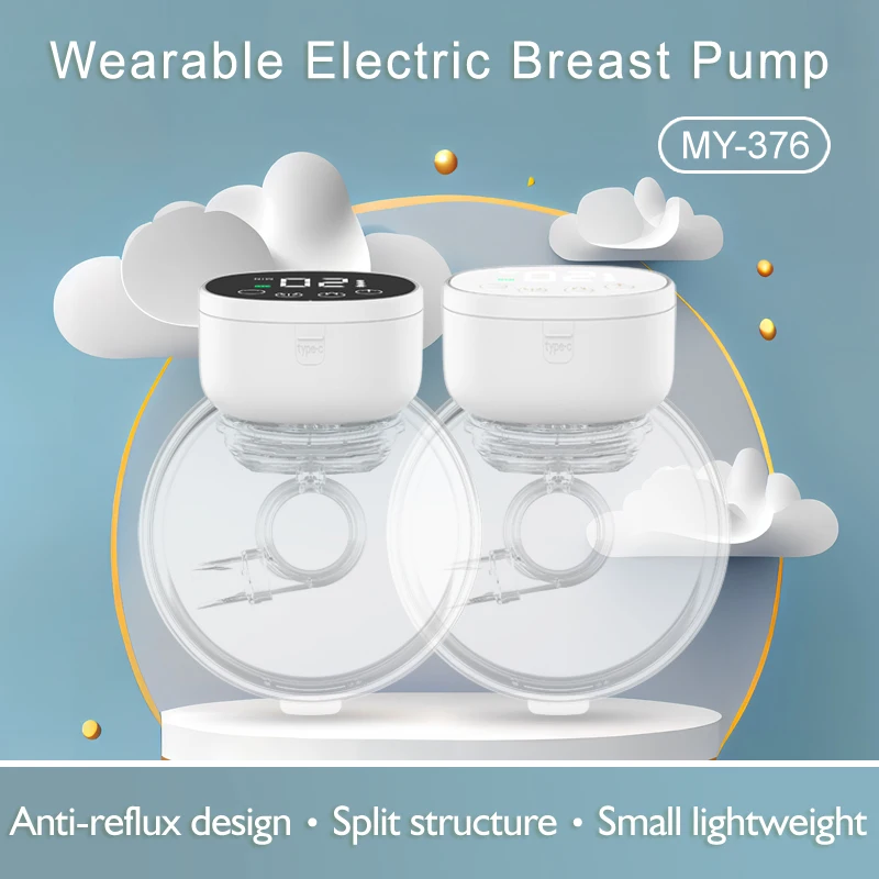 Extractor de leche portátil, suministros para madres y bebés, extractor de leche, ordeño y ordeño de leche materna, extractor de leche completamente automático