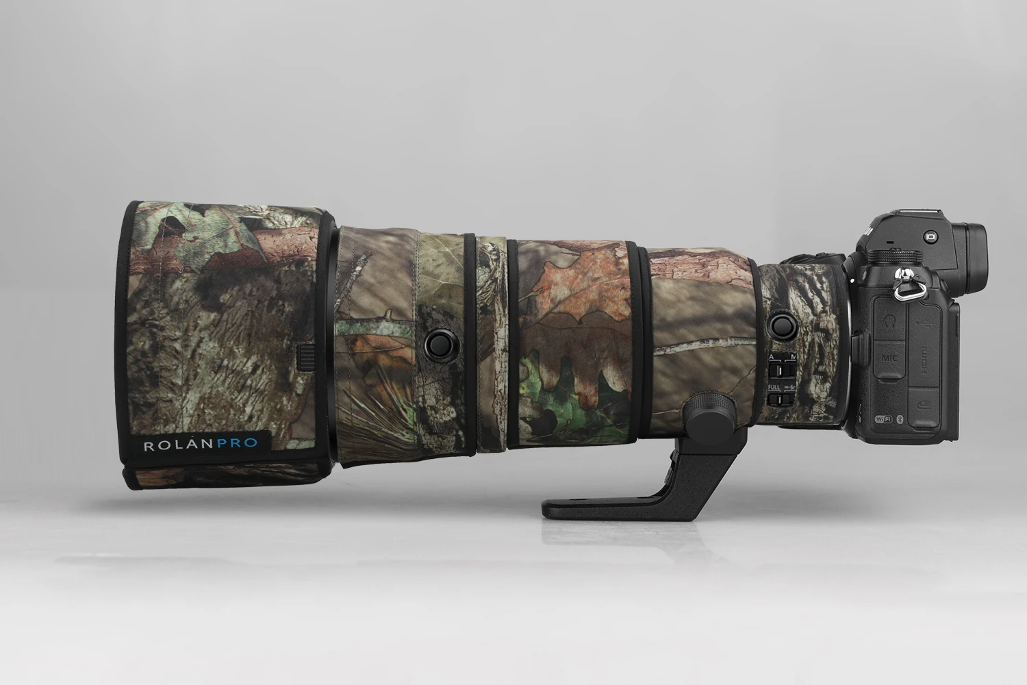 ROLANPRO-abrigo de camuflaje con lente impermeable para Nikon Z 400mm F4.5 VR S, funda protectora para lluvia, funda para pistolas Z400 400 F/4,5