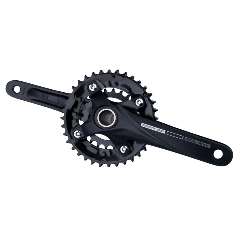 Juego de bielas para bicicleta, platos y bielas para bicicleta de montaña, 36T, 22-36T, 24-38T, Bolany, 104BCD, 170mm, manivela integrada