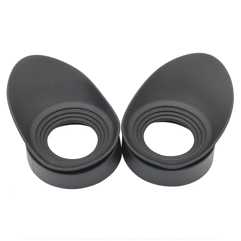Un Par de Oculares de Goma para Binoculares, Protectores de Ojos, Diámetro Interior de 40 mm, para Oculares de Microscopio y Telescopios