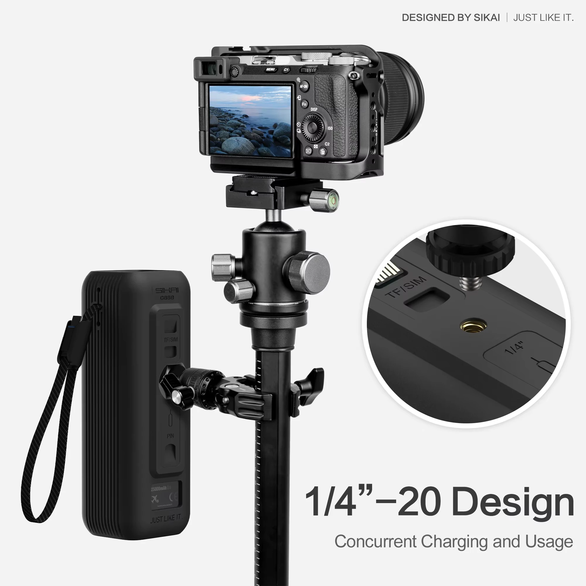 Funda de silicona SIKAI para cargador portátil Anker zolo 2in1165W, funda a prueba de golpes (solo la funda)