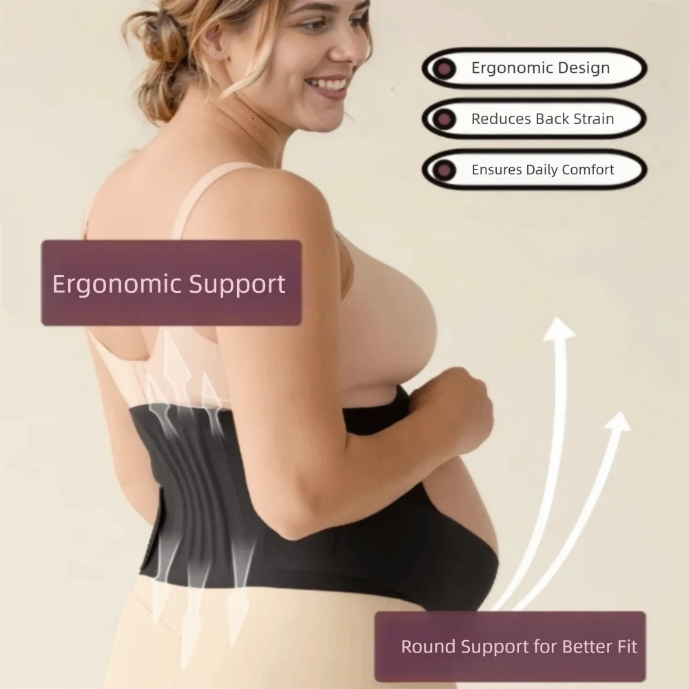 Nuevo cinturón de maternidad de una pieza, cinturón ajustable para el cuidado de la espalda, cinturón fino para maternidad, Protector de Abdomen, uso de maternidad