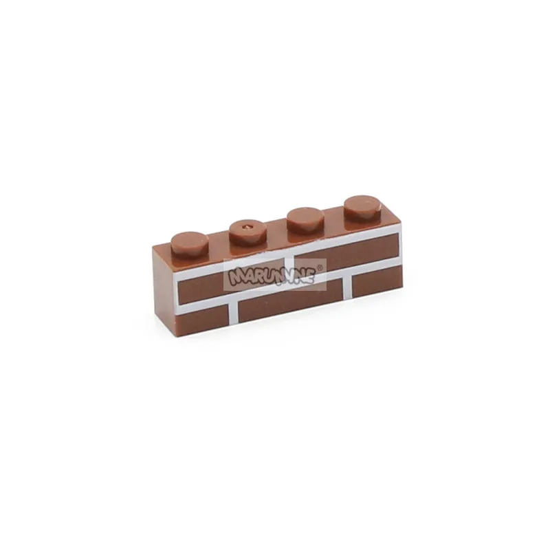 Marumine ladrillos MOC 100 Uds 1x4 casa pared bloques de construcción piezas de cubo compatibles con 15533 piezas de accesorios de Idea de construcción