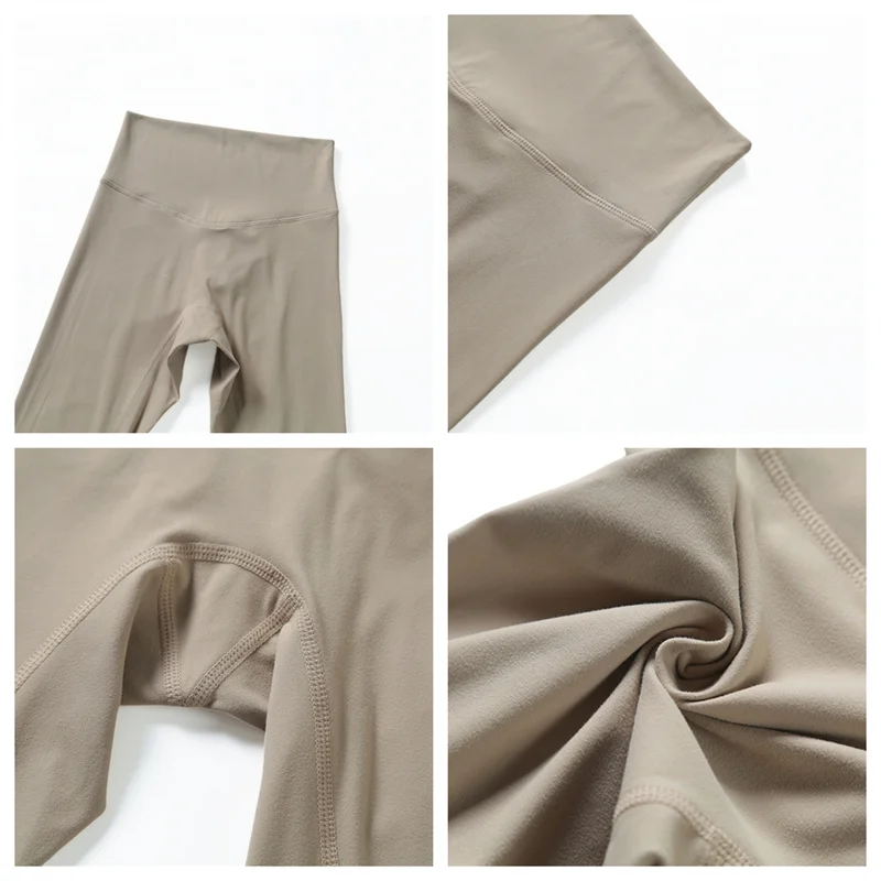 Pantalones de Yoga de Cintura Alta con Telas Súper Suaves para Verano, Leggings Deportivos para Mujer, Leggings Transpirables para Gimnasio