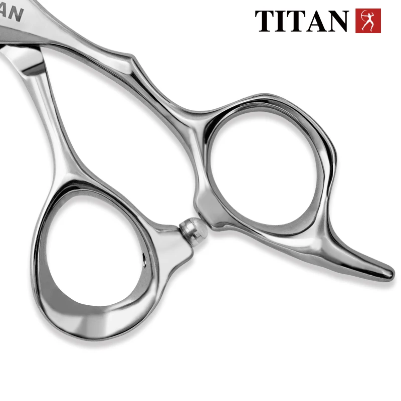 Tijeras Profesionales de Peluquería TITAN, Tijeras de Barbero para Cortar y Entresacar Cabello, Juego de 5.5/6.0/6.5/7.0 Pulgadas, Acero Japonés 440C