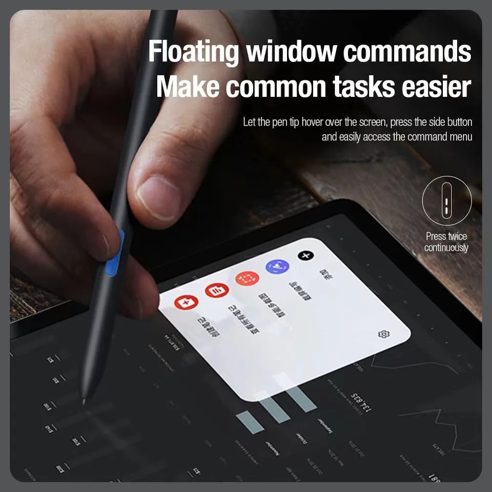 Lápiz óptico para tableta Samsung Tab S9 FE S9 + S9 Ultra, lápiz de repuesto para pantalla de lápiz óptico, lápiz sensible para tableta sin Bluetooth