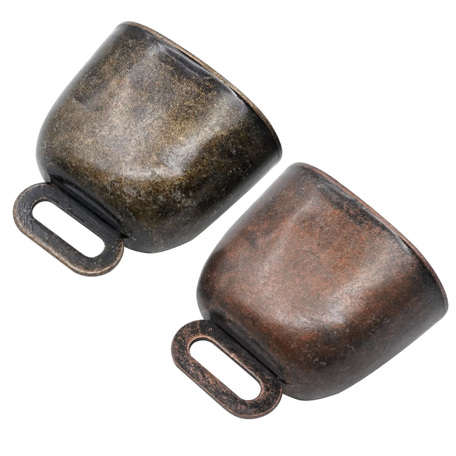 Campanas de cobre para gatos, perros, mascotas, decoración, campanas, perchas, campanas de hierro de Metal, fuerte, crujiente, más, vaca, caballo, ovejas, pastoreo