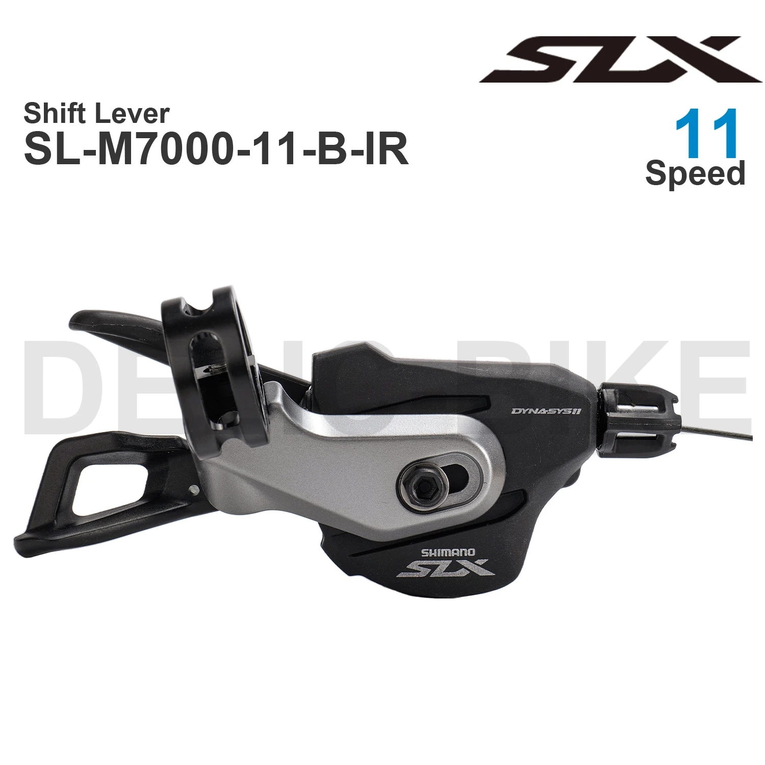 Palanca de Cambios SHIMANO SLX M7000 SL-M7000-11-B-IR RAPIDFIRE PLUS - Palanca de Cambios Derecha - I-SPEC B - 11 Velocidades - Piezas Originales