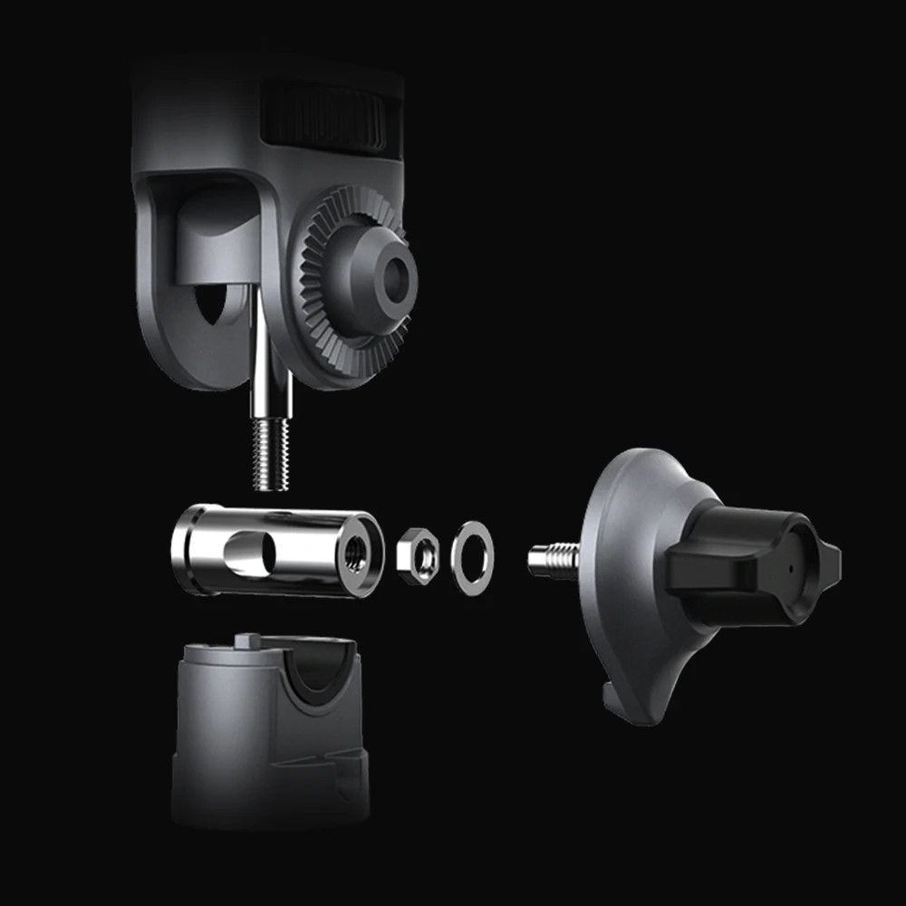 PGYTECH Super abrazadera de montaje 17mm a 37mm 1/4 "adaptador de tornillo para bicicleta/vehículo serie ciclismo Cámara de acción teléfonos inteligentes