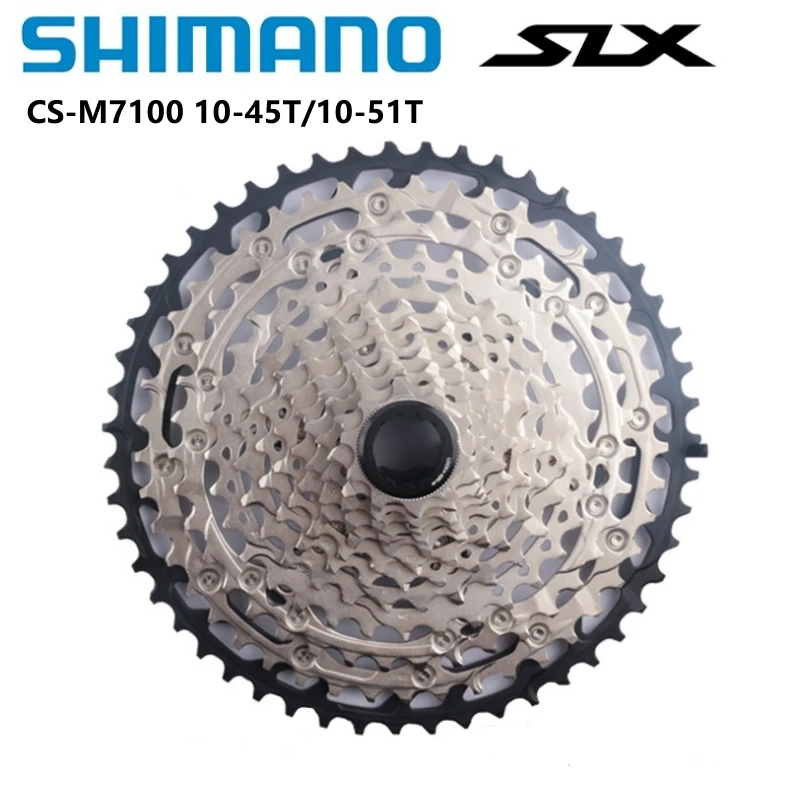 Shimano SLX CS-M7100 Cassette 12s para piezas de conducción de bicicleta de montaña Original 12 velocidades 10-51T 10-45T