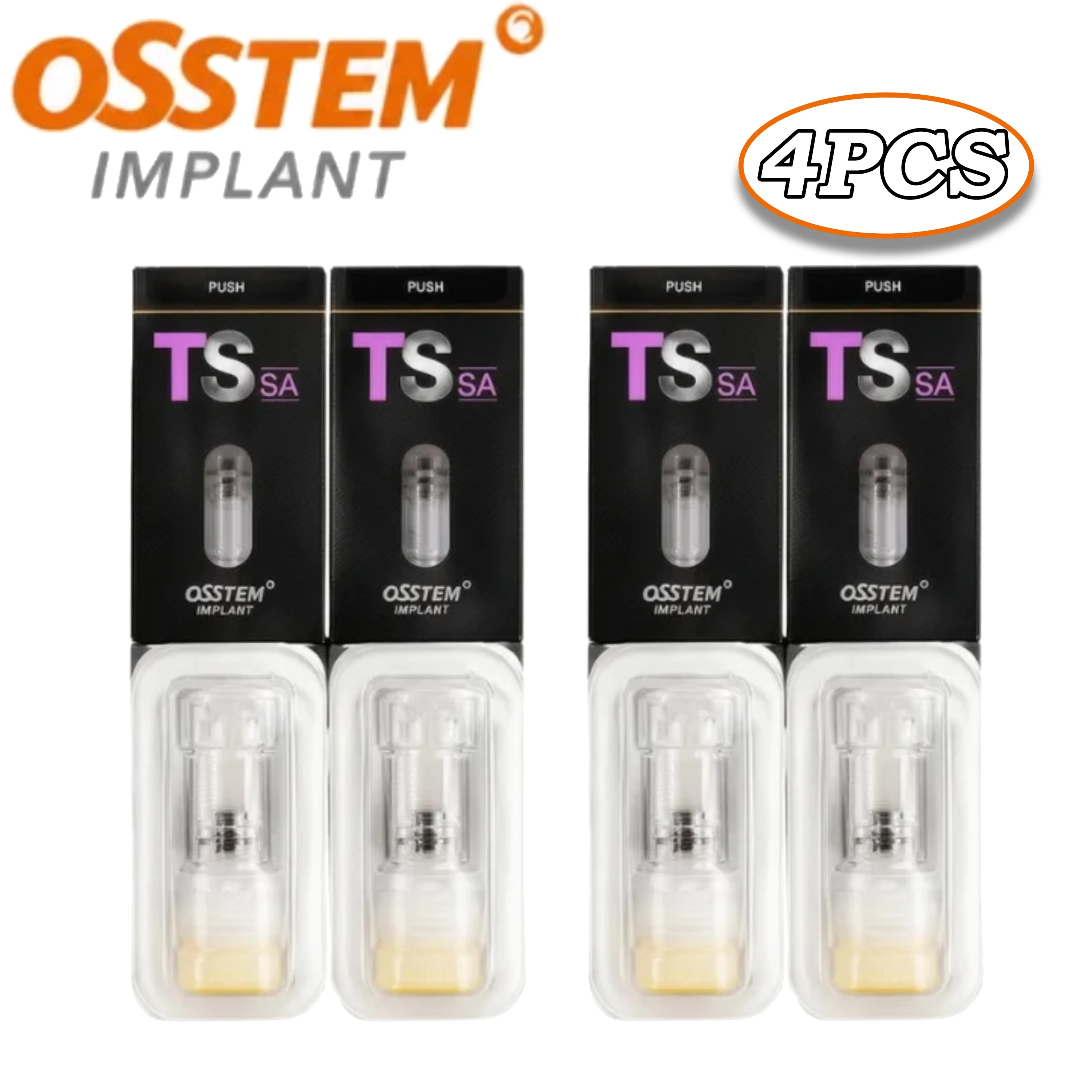4PCS Tornillo Óseo Micro Mini para Implantes del Sistema Osstem TS, Instrumentos Quirúrgicos Profesionales para Ortodoncia