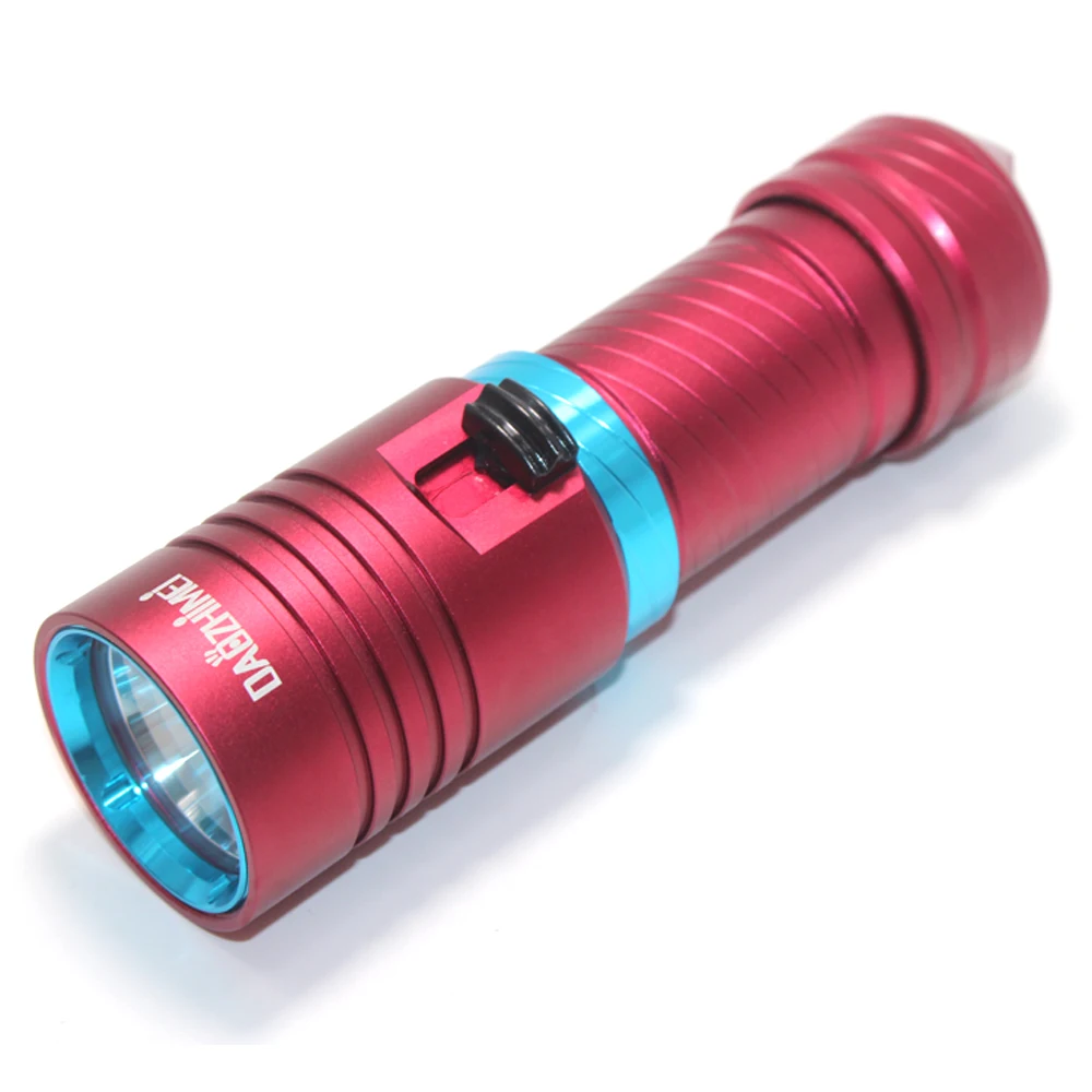 La mejor linterna de buceo, lámpara LED subacuática, potente linterna L2 de 3800 lúmenes para acampar y pescar